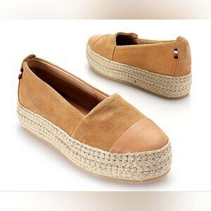Pajar Belle Leather Jute Espadrilles Size 9